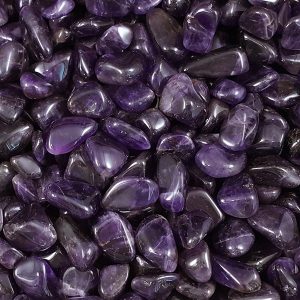Close up of Amethyst Dark Dark purple with tinges of grey or brown