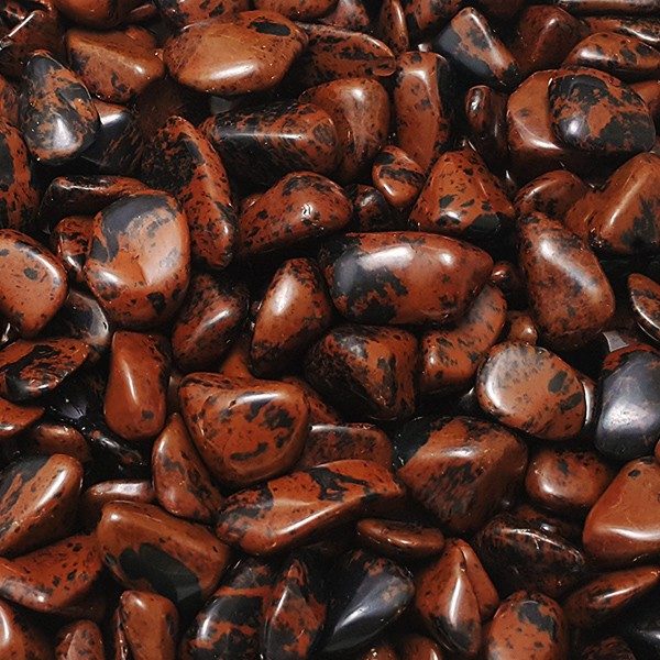 Close up of Mahogany Obsidian