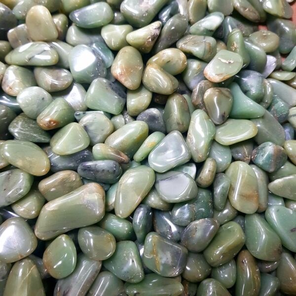 Close up of Green Chalcedony