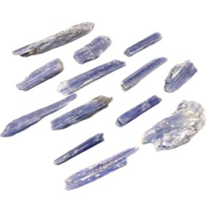 Group of Blue kyanite blades - shades of ocean blue